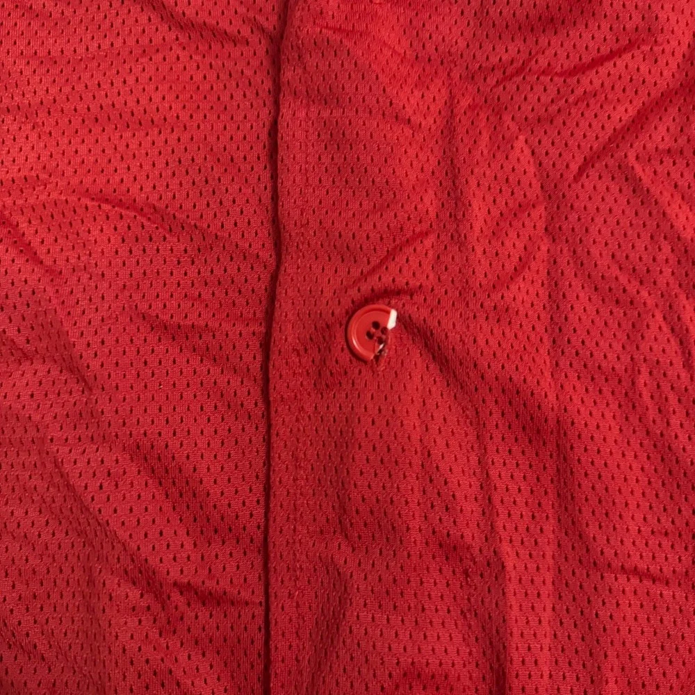 Indiana University Hoosiers Baseball Jersey Red Big Ten JA Mens Medium 03